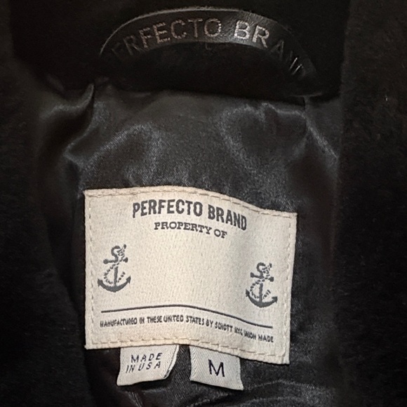 Men's Black Double-Breasted Coat - Picture 5 of 15